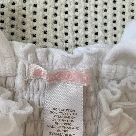 Janie and Jack White Smocked Terry Cloth Towelling Beach Dress - Picture 5 of 6